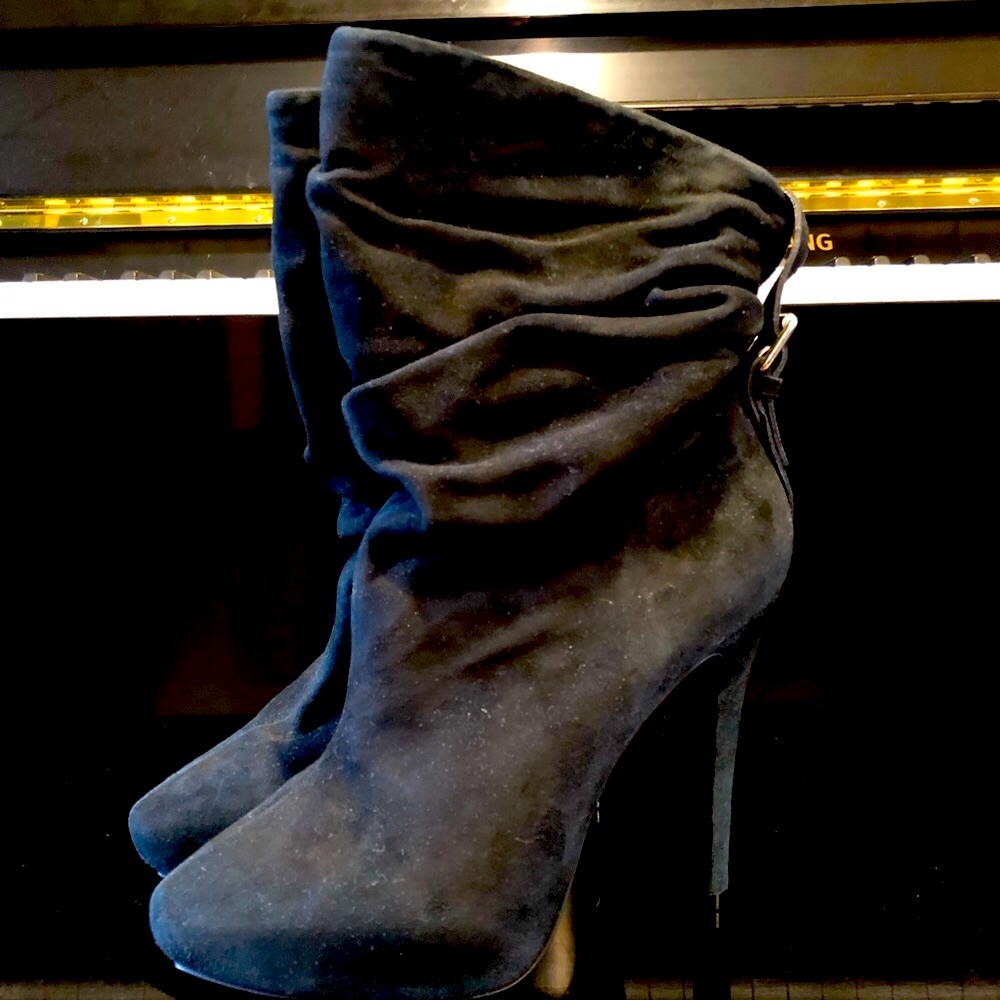 NEW Pour La Victoire suede high heel platform bootie - Picture 5 of 11